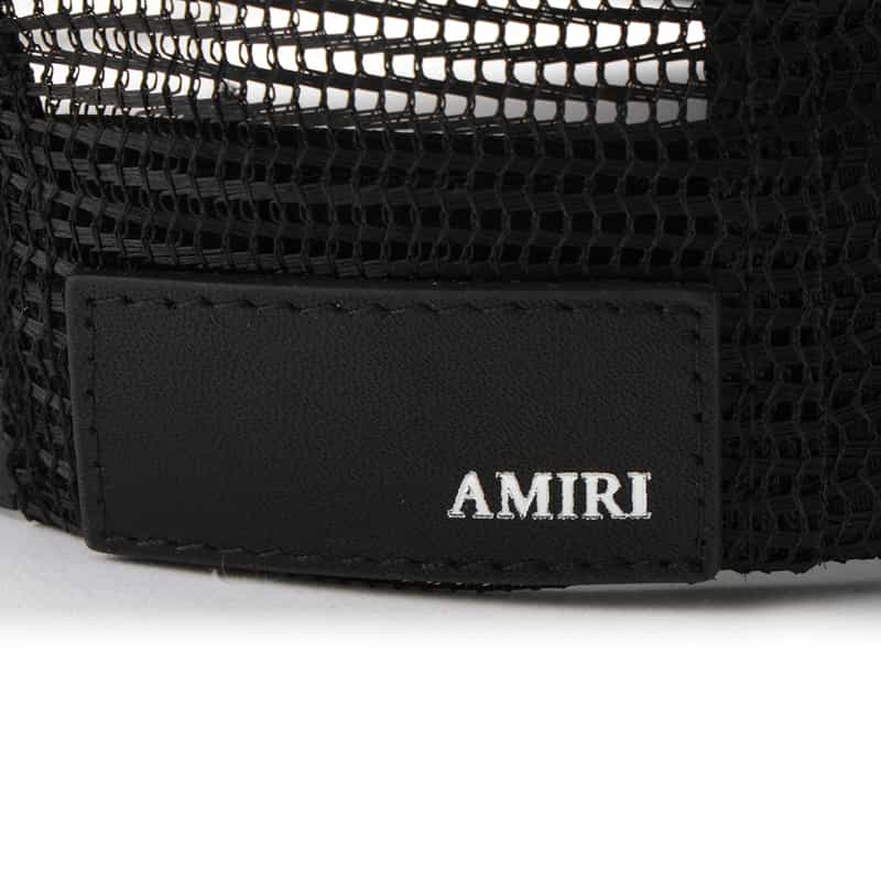AMIRI AMIRI＜アミリ＞ ロゴ入りキャップ BLACK