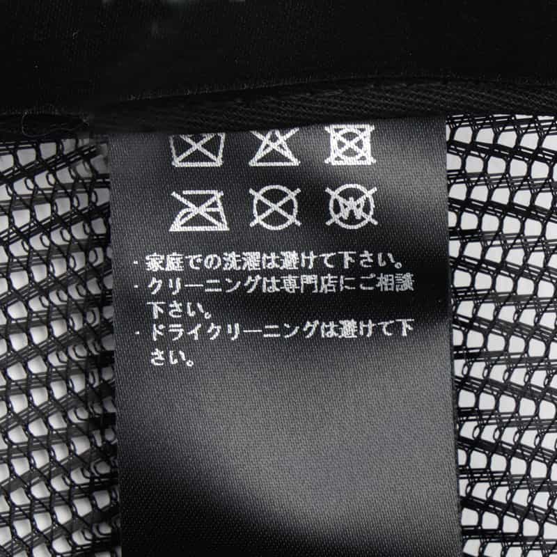 AMIRI AMIRI＜アミリ＞ ロゴ入りレザーキャップ BLACK