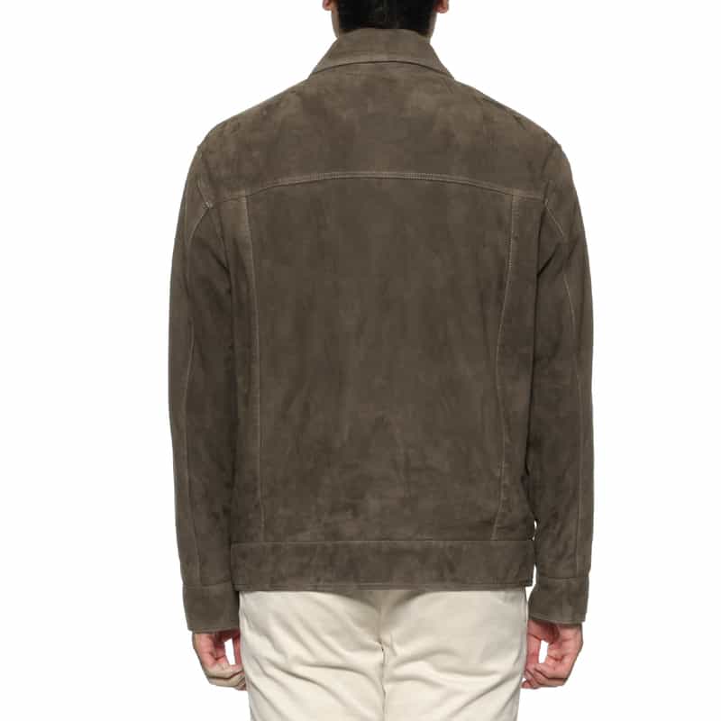 ARMA ARMA＜アルマ＞ スエード素材ジップアップブルゾン GRAY