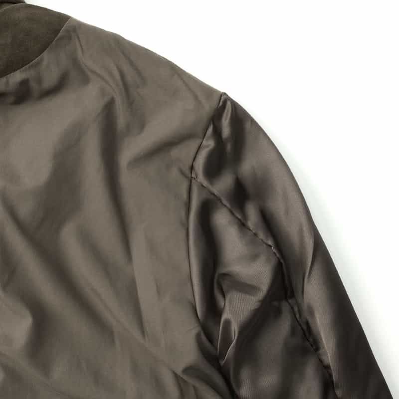 ARMA ARMA＜アルマ＞ スエード素材ジップアップブルゾン GRAY