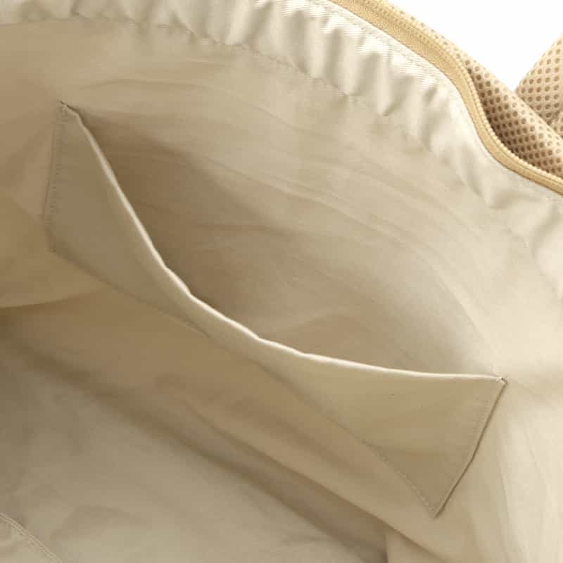 BARNEYS NEW YORK ダブルラッセル素材トートバッグ BEIGE