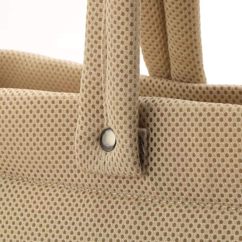 BARNEYS NEW YORK ダブルラッセル素材トートバッグ BEIGE