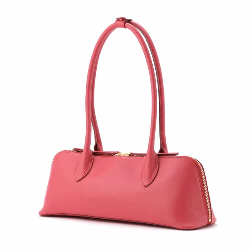 BARNEYS NEW YORK レザー ロングハンドルバッグ PINK