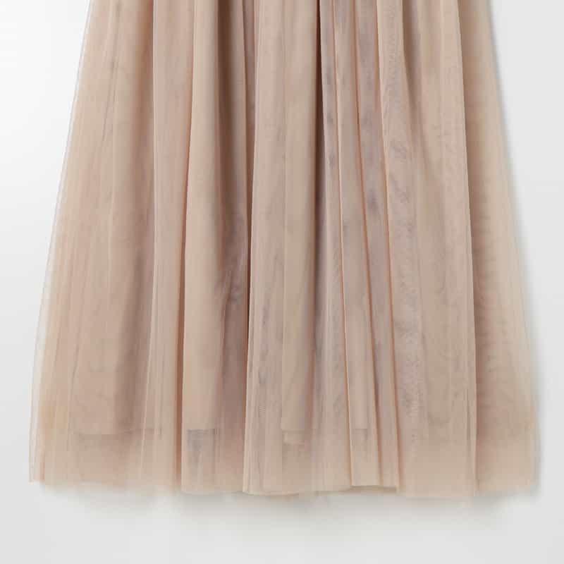 BARNEYS NEW YORK コンビネーション ジャガードニットドレス BEIGE