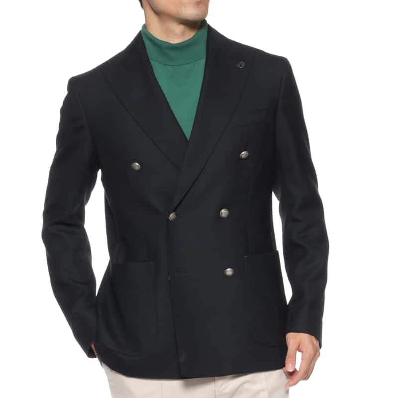 BRERAS BRERAS＜ブレラス＞ ダブルブレストジャケット"FIRENZE" NAVY
