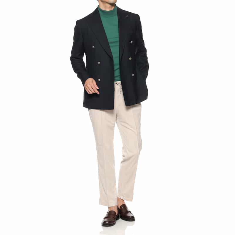 BRERAS BRERAS＜ブレラス＞ ダブルブレストジャケット"FIRENZE" NAVY