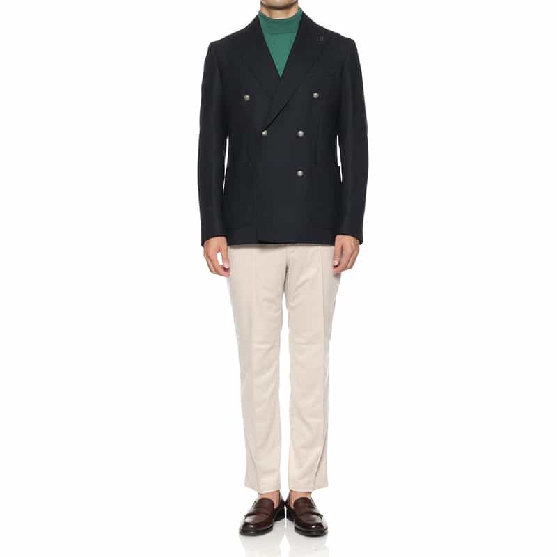 BRERAS BRERAS＜ブレラス＞ ダブルブレストジャケット"FIRENZE" NAVY