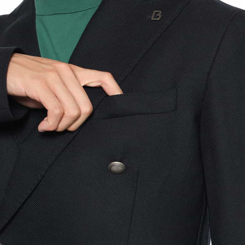 BRERAS BRERAS＜ブレラス＞ ダブルブレストジャケット"FIRENZE" NAVY