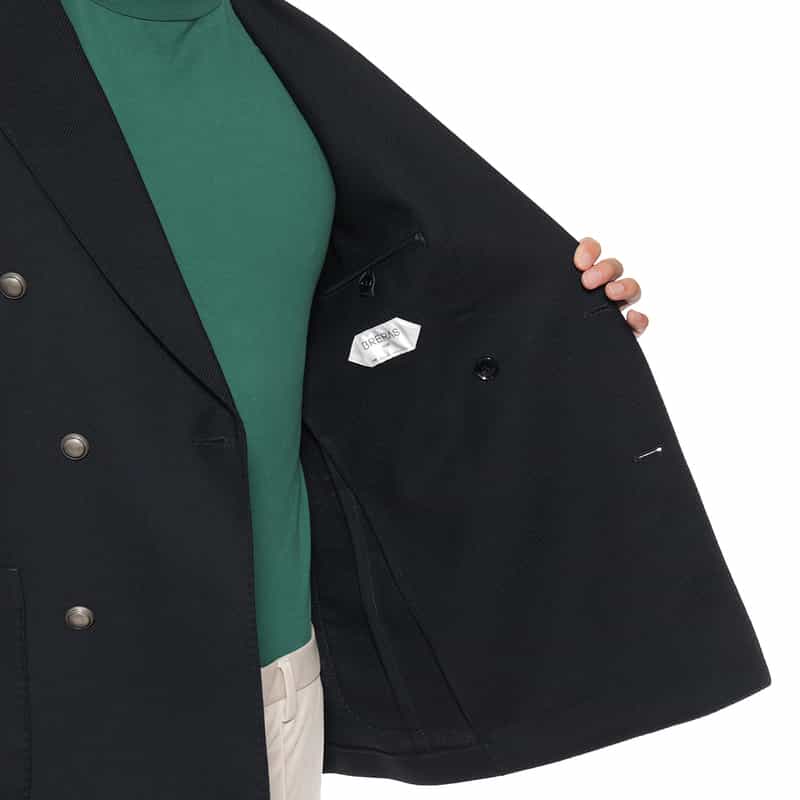 BRERAS BRERAS＜ブレラス＞ ダブルブレストジャケット"FIRENZE" NAVY