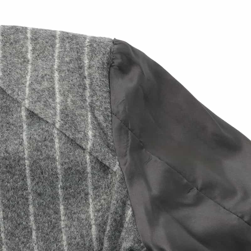 BRERAS BRERAS＜ブレラス＞ ストライプ柄テーラードジャケット"VENEZIA" GRAY