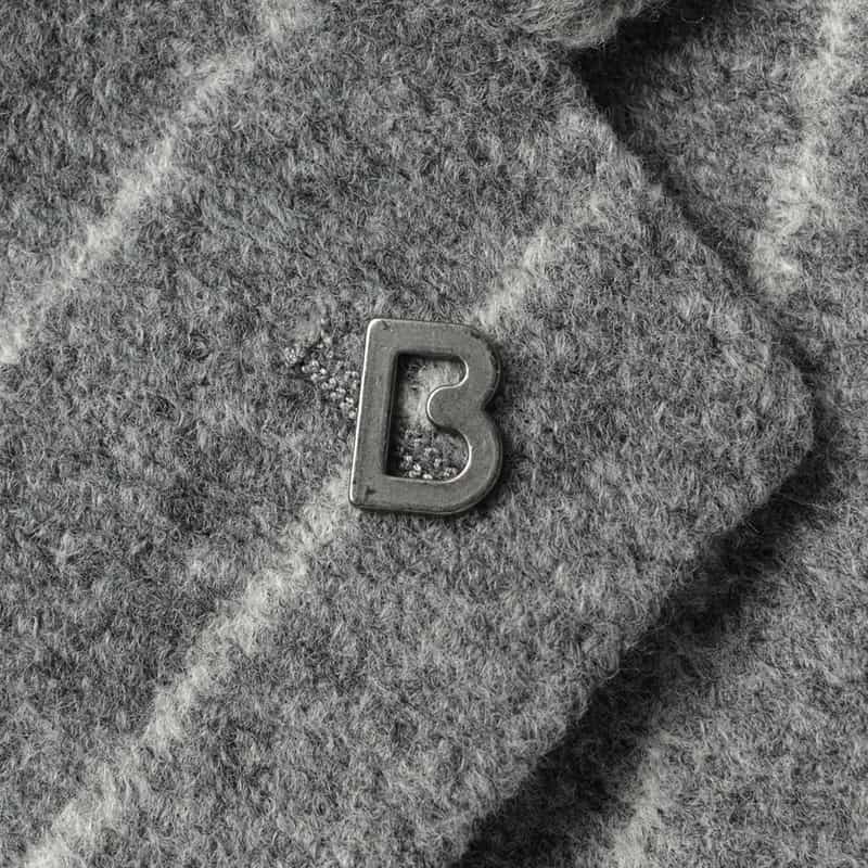 BRERAS BRERAS＜ブレラス＞ ストライプ柄テーラードジャケット"VENEZIA" GRAY