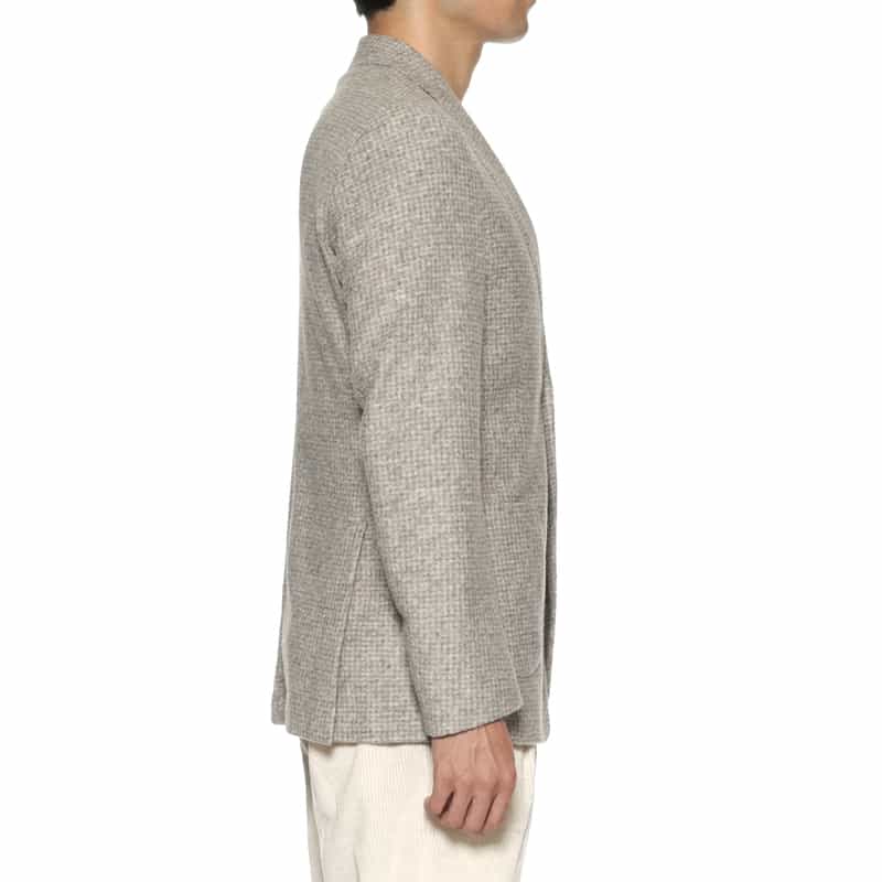 BRERAS BRERAS＜ブレラス＞ 千鳥柄テーラードジャケット"VENEZIA" BEIGE