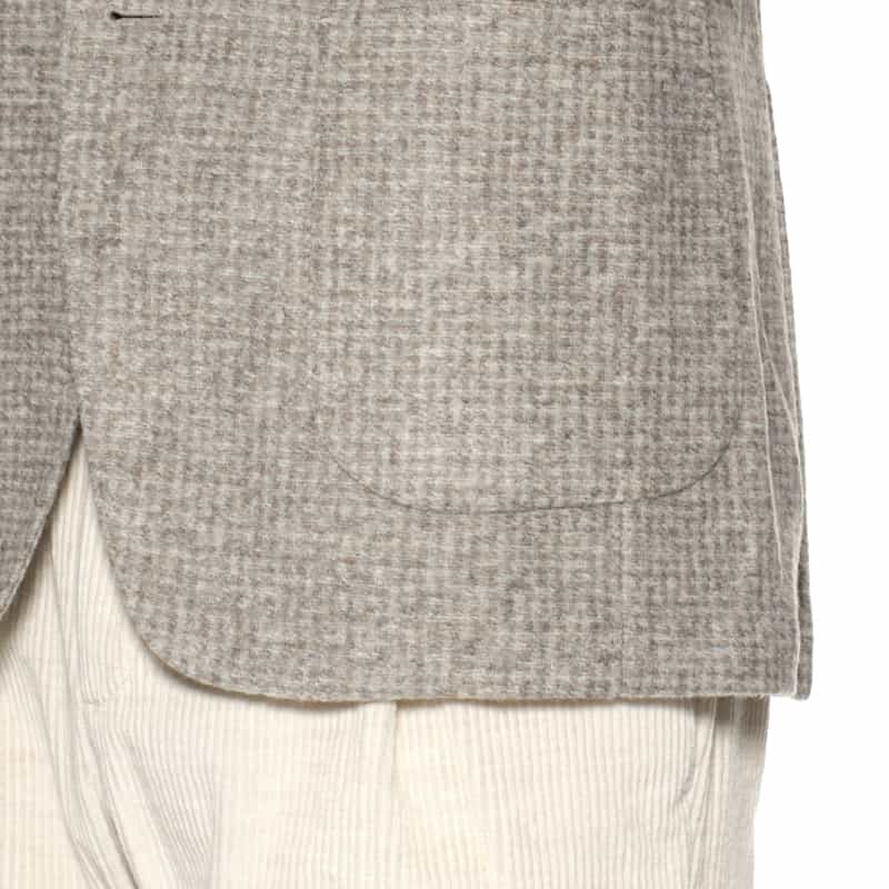 BRERAS BRERAS＜ブレラス＞ 千鳥柄テーラードジャケット"VENEZIA" BEIGE