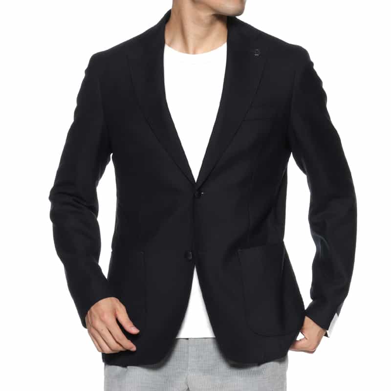 BRERAS BRERAS＜ブレラス＞ ストレッチ素材テーラードジャケット"VENEZIA" NAVY