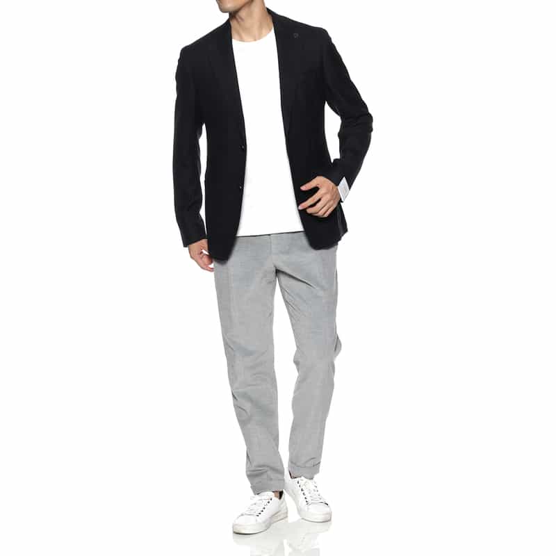 BRERAS BRERAS＜ブレラス＞ ストレッチ素材テーラードジャケット"VENEZIA" NAVY