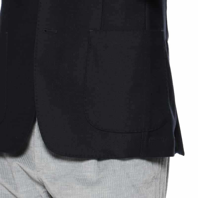 BRERAS BRERAS＜ブレラス＞ ストレッチ素材テーラードジャケット"VENEZIA" NAVY