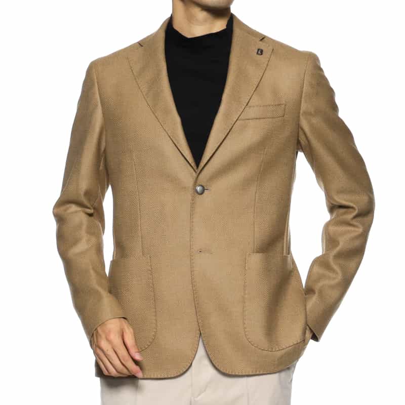 BRERAS BRERAS＜ブレラス＞ テーラードジャケット"VENEZIA" CAMEL