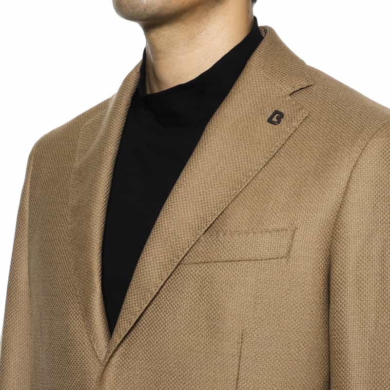 BRERAS BRERAS＜ブレラス＞ テーラードジャケット"VENEZIA" CAMEL