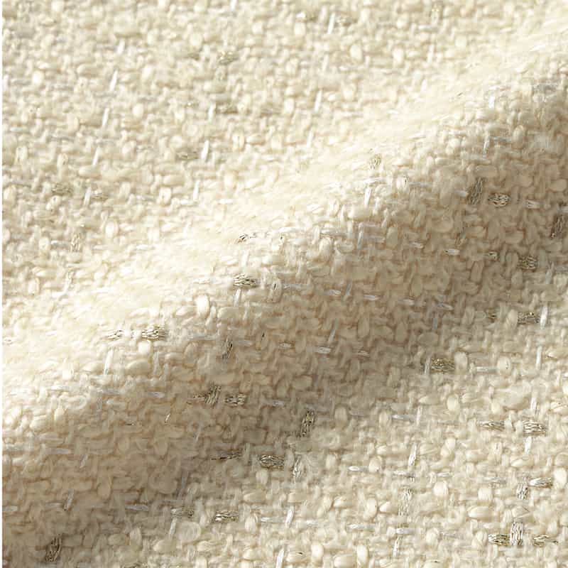 BARNEYS NEW YORK ツイード素材アシンメトリーフリルヘムドレス WHITE