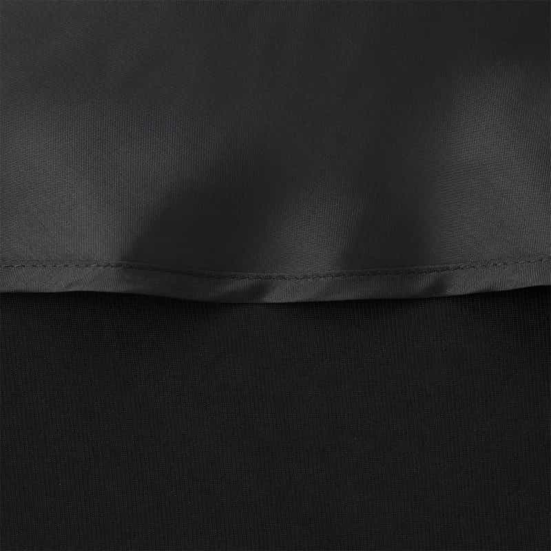 BARNEYS NEW YORK ウォッシャブル シワ加工ロングサテンスカート BLACK