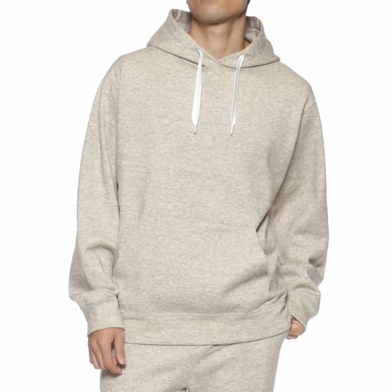 BARNEYS NEW YORK セットアップ 裏起毛スウェットフーディ BEIGE