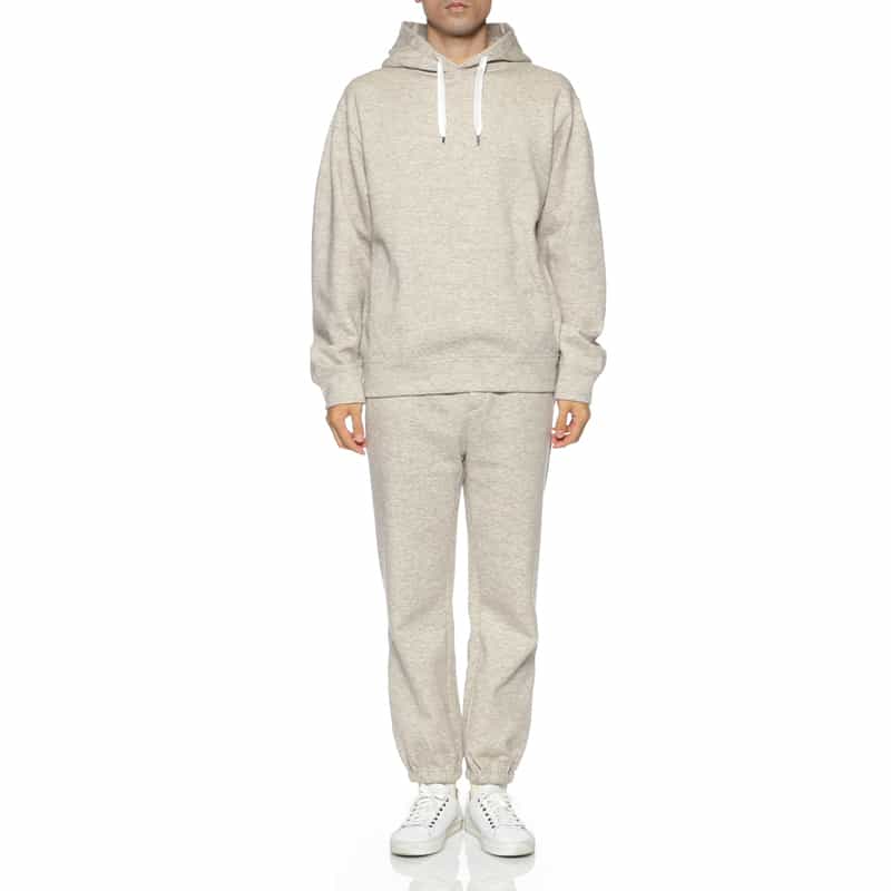 BARNEYS NEW YORK セットアップ 裏起毛スウェットフーディ BEIGE