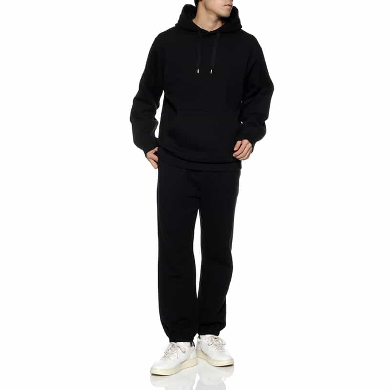 BARNEYS NEW YORK セットアップ 裏起毛スウェットパンツ BLACK