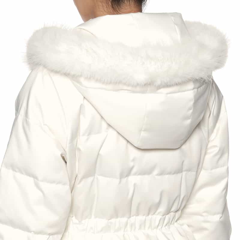 BARNEYS NEW YORK コンビネーション ダウンコート WHITE