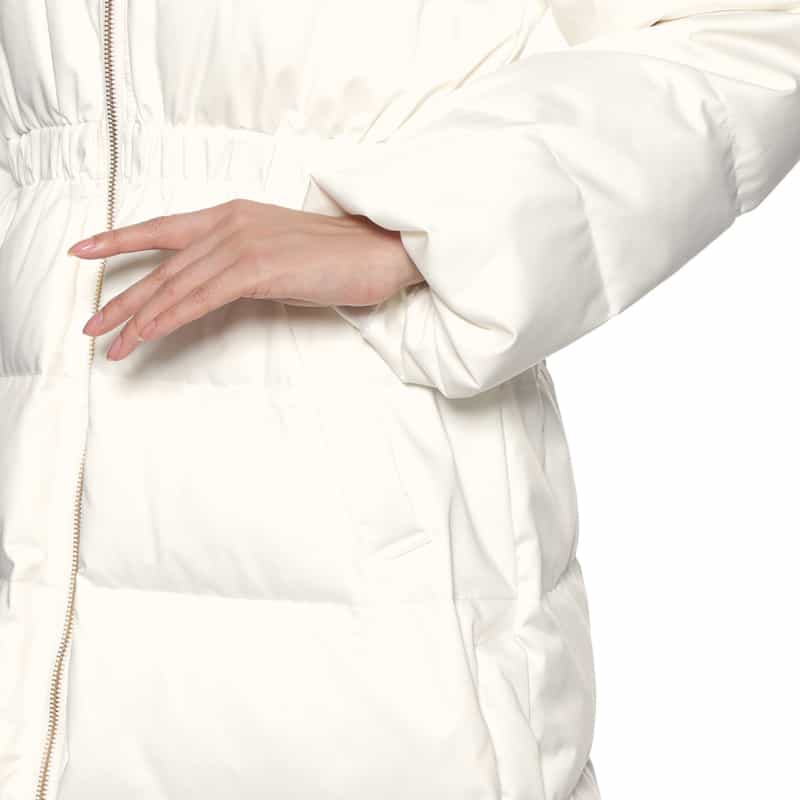 BARNEYS NEW YORK コンビネーション ダウンコート WHITE