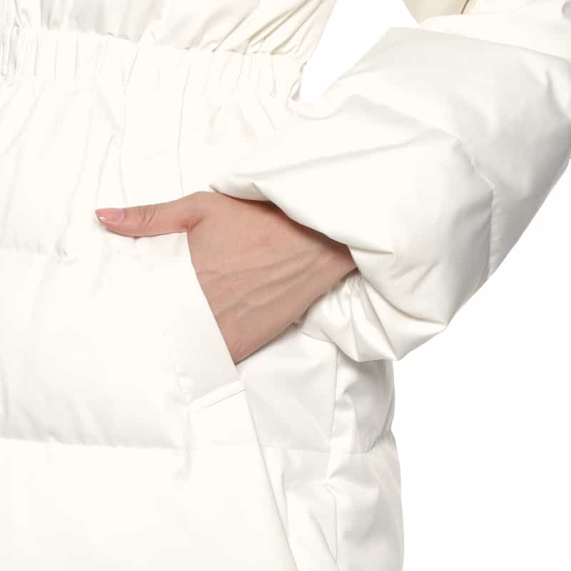 BARNEYS NEW YORK コンビネーション ダウンコート WHITE