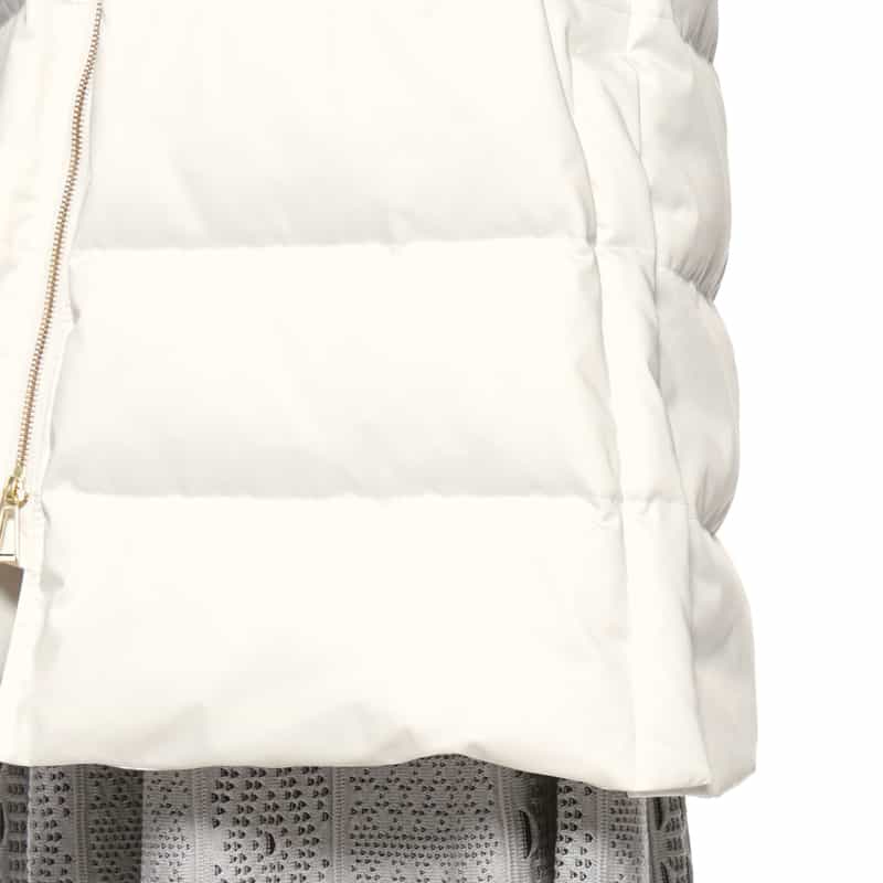 BARNEYS NEW YORK コンビネーション ダウンコート WHITE