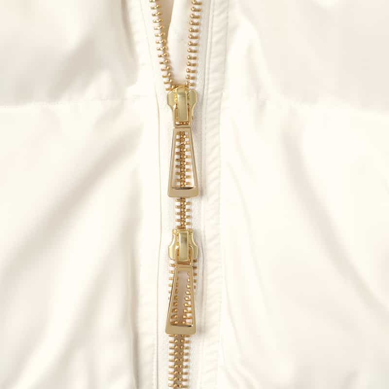 BARNEYS NEW YORK コンビネーション ダウンコート WHITE