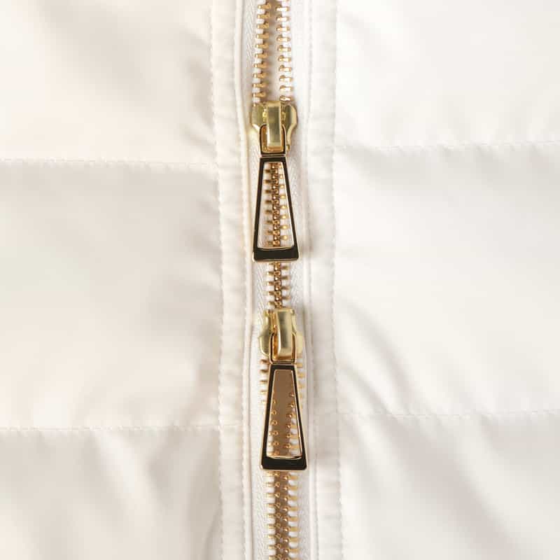 BARNEYS NEW YORK コンビネーション ショート丈ダウンジャケット WHITE