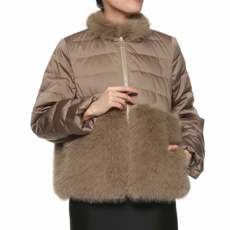 コンビネーション ショート丈ダウンジャケット