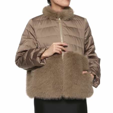 コンビネーション ショート丈ダウンジャケット