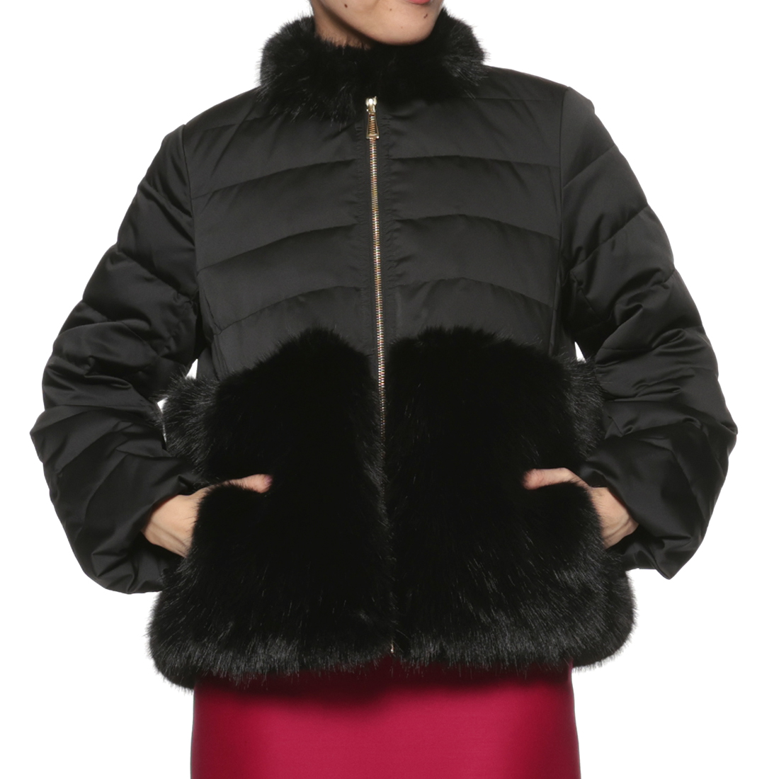 コンビネーション ショート丈ダウンジャケット