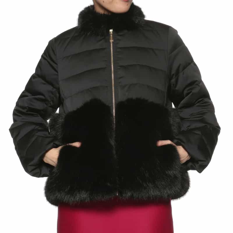 コンビネーション ショート丈ダウンジャケット