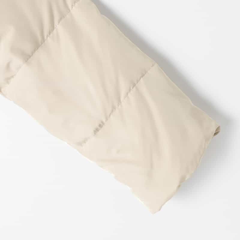 BARNEYS NEW YORK ファー付きダウンジャケット BEIGE