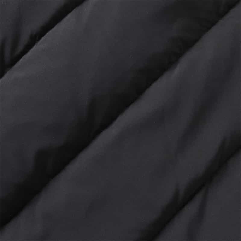 BARNEYS NEW YORK ファー付きダウンジャケット BLACK