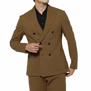 FRADI＜フラディ＞ コットンリネン素材ダブルブレストジャケット