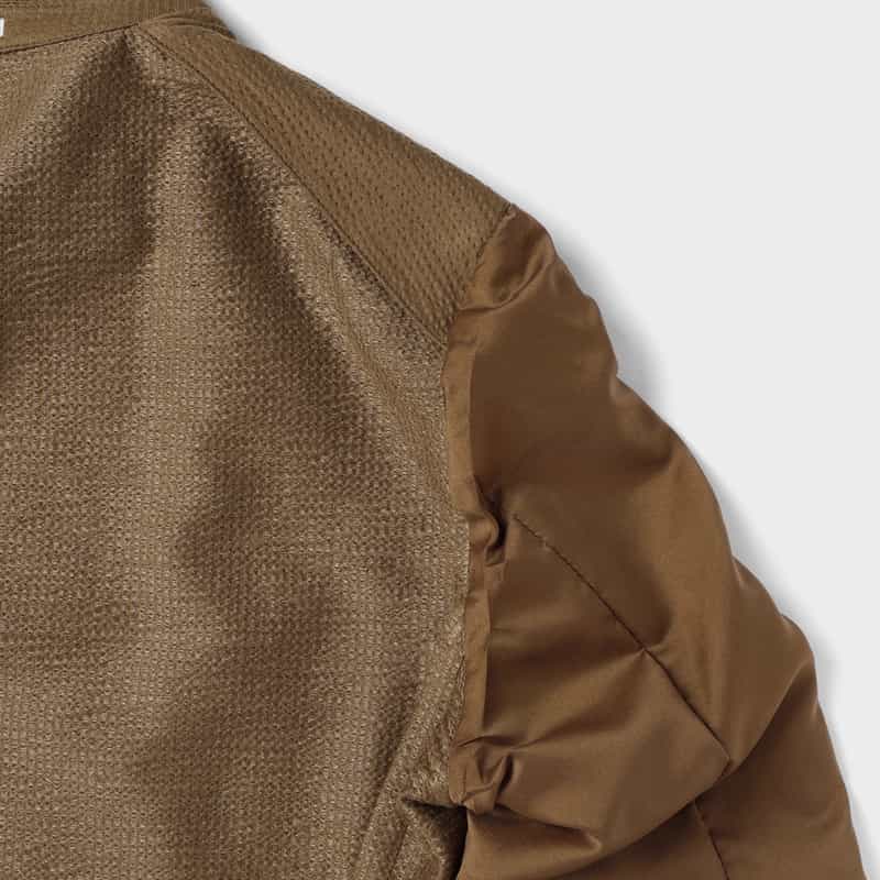 FRADI FRADI＜フラディ＞ コットンリネン素材ダブルブレストジャケット BROWN