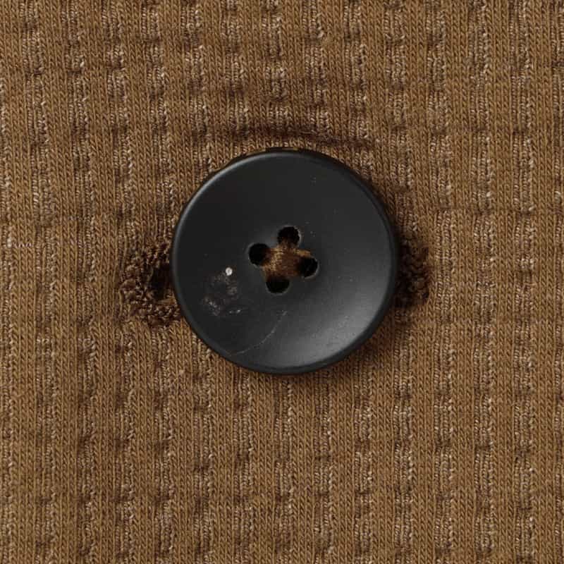 FRADI FRADI＜フラディ＞ コットンリネン素材ダブルブレストジャケット BROWN