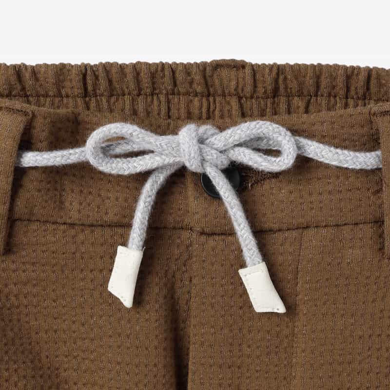 FRADI FRADI＜フラディ＞ シアサッカー素材ジャージーパンツ BROWN