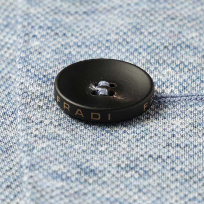 FRADI FRADI＜フラディ＞ コットンリネン素材テーラードジャケット BLUE