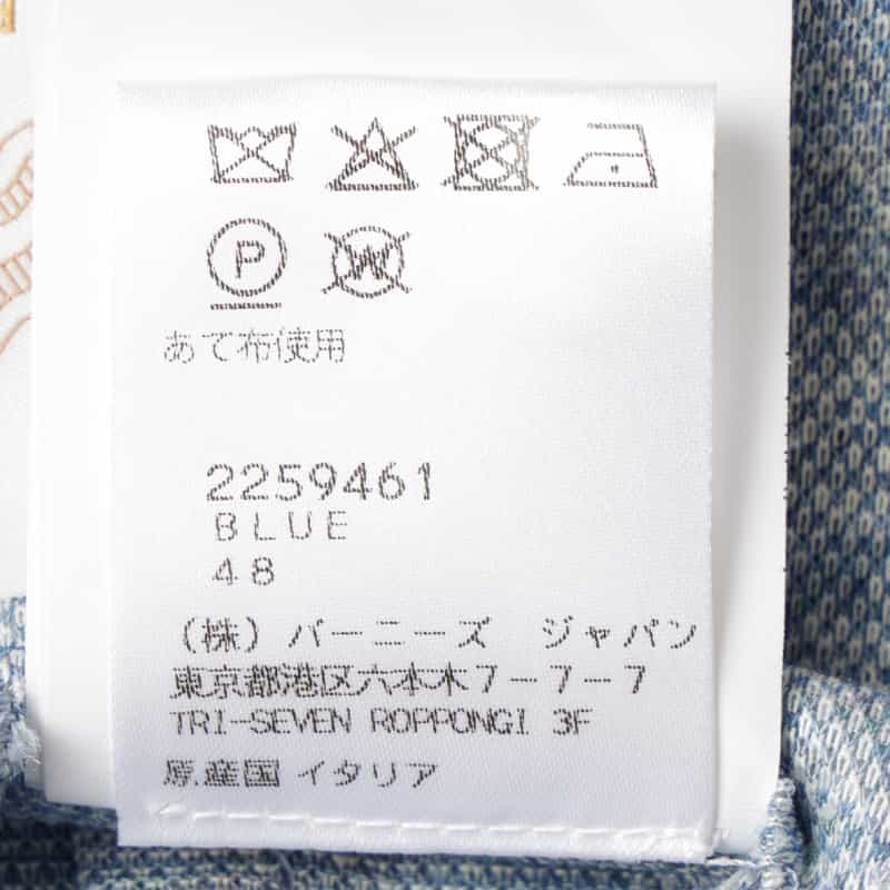 FRADI FRADI＜フラディ＞ コットンリネン素材テーラードジャケット BLUE