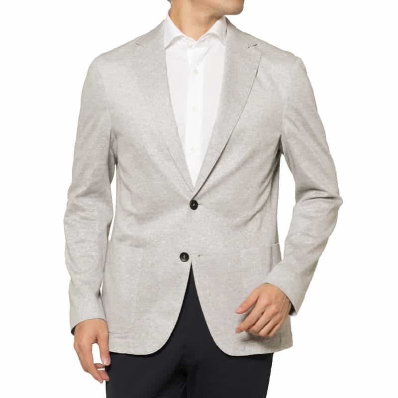 FRADI＜フラディ＞ コットンリネン素材テーラードジャケット