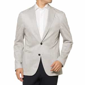 FRADI＜フラディ＞ コットンリネン素材テーラードジャケット