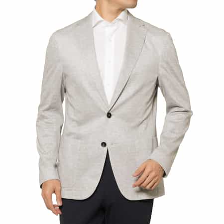 FRADI＜フラディ＞ コットンリネン素材テーラードジャケット