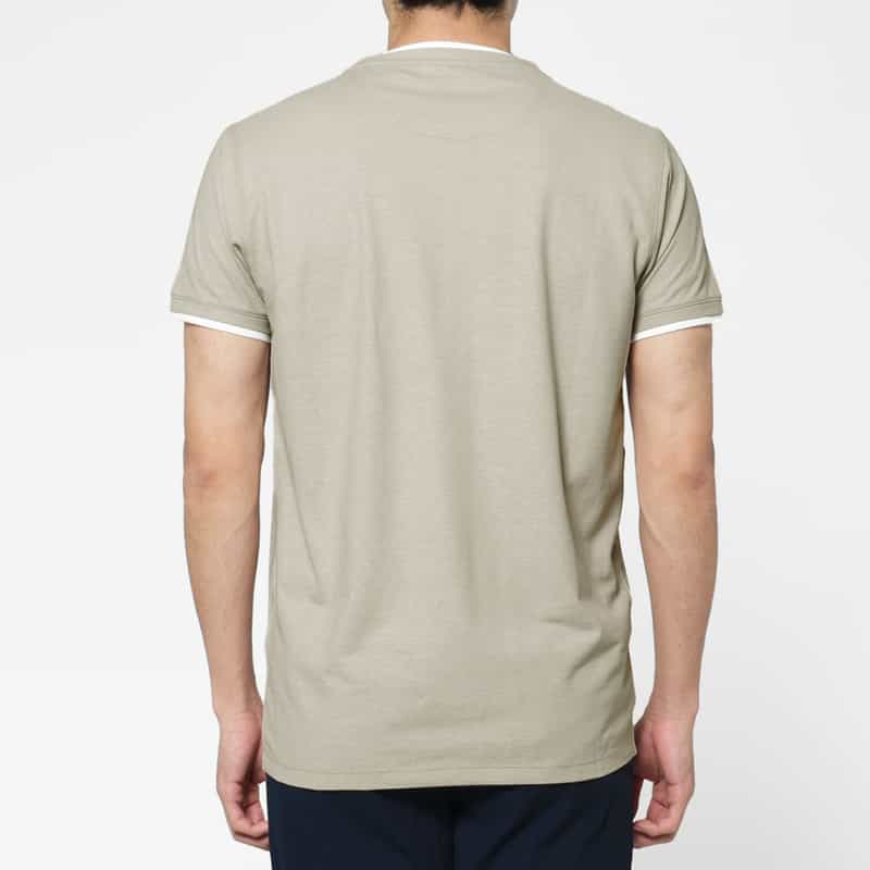 FRADI FRADI＜フラディ＞ バイカラーネックTシャツ BEIGE