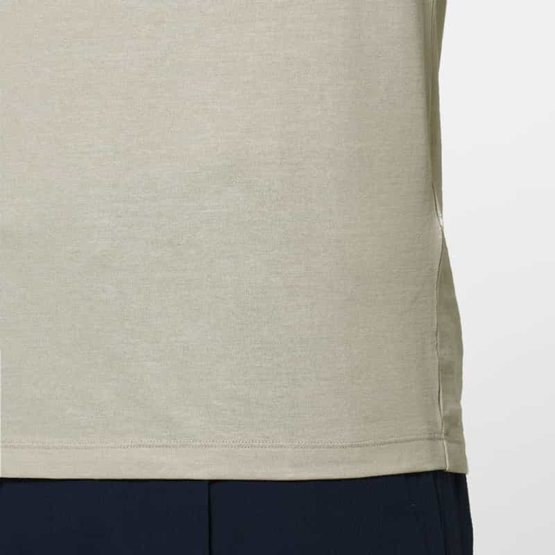 FRADI FRADI＜フラディ＞ バイカラーネックTシャツ BEIGE